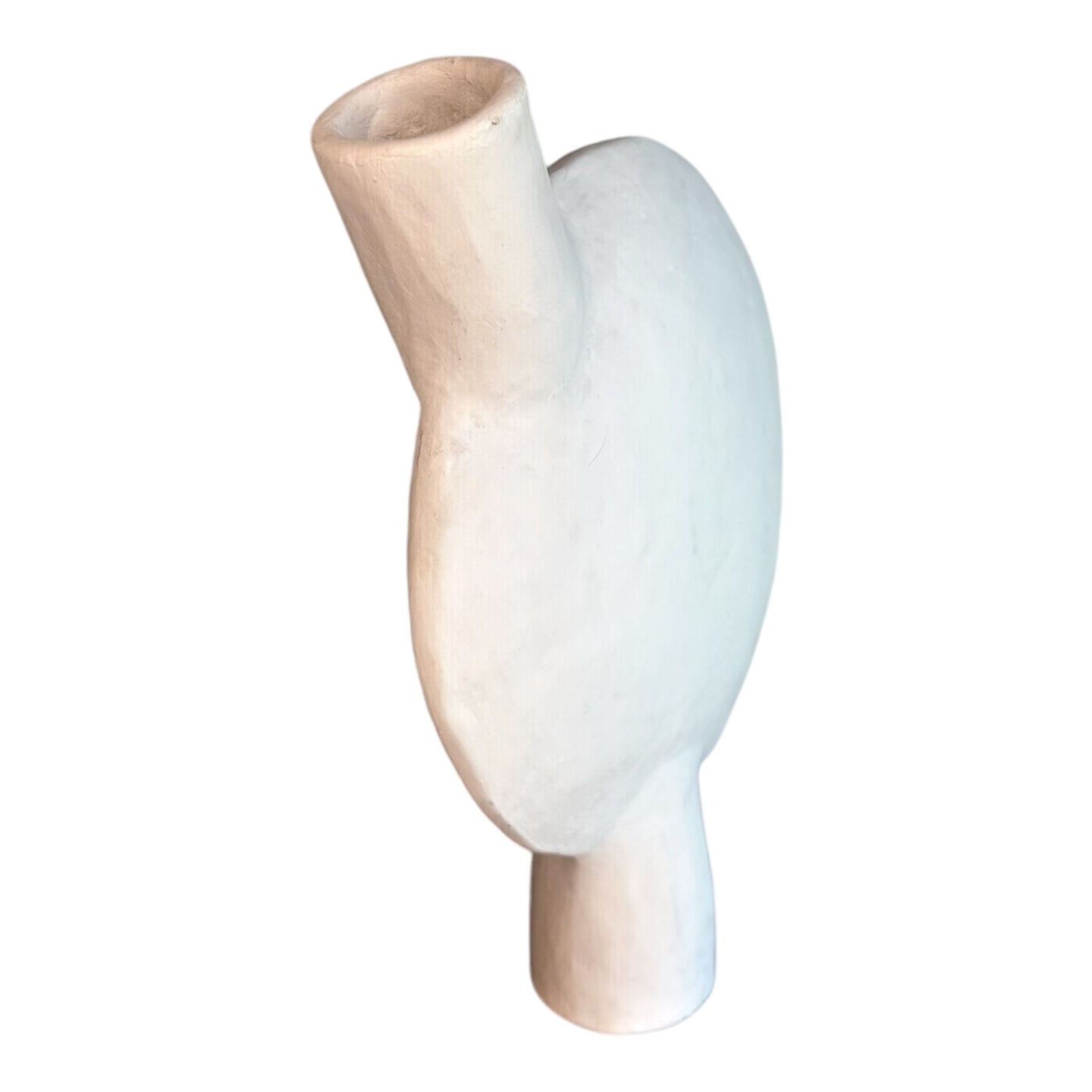 Handmade Abstract Clay Vase