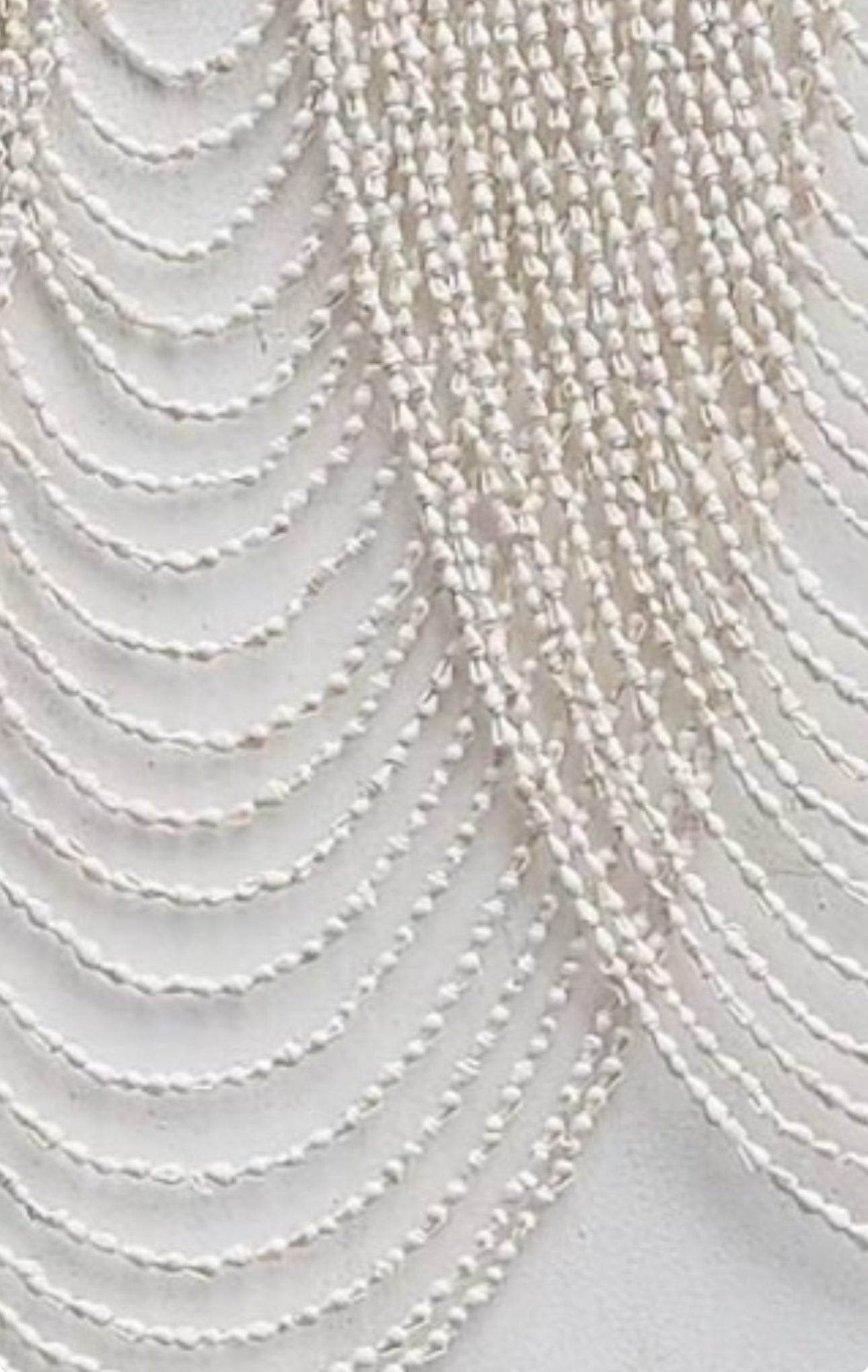 Handmade Conch Shell Waterfall Wall Hanging