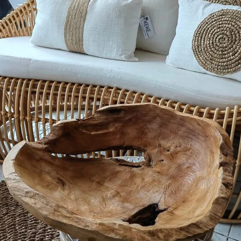 The Alami Hand-Carved Display Bowl 🌴