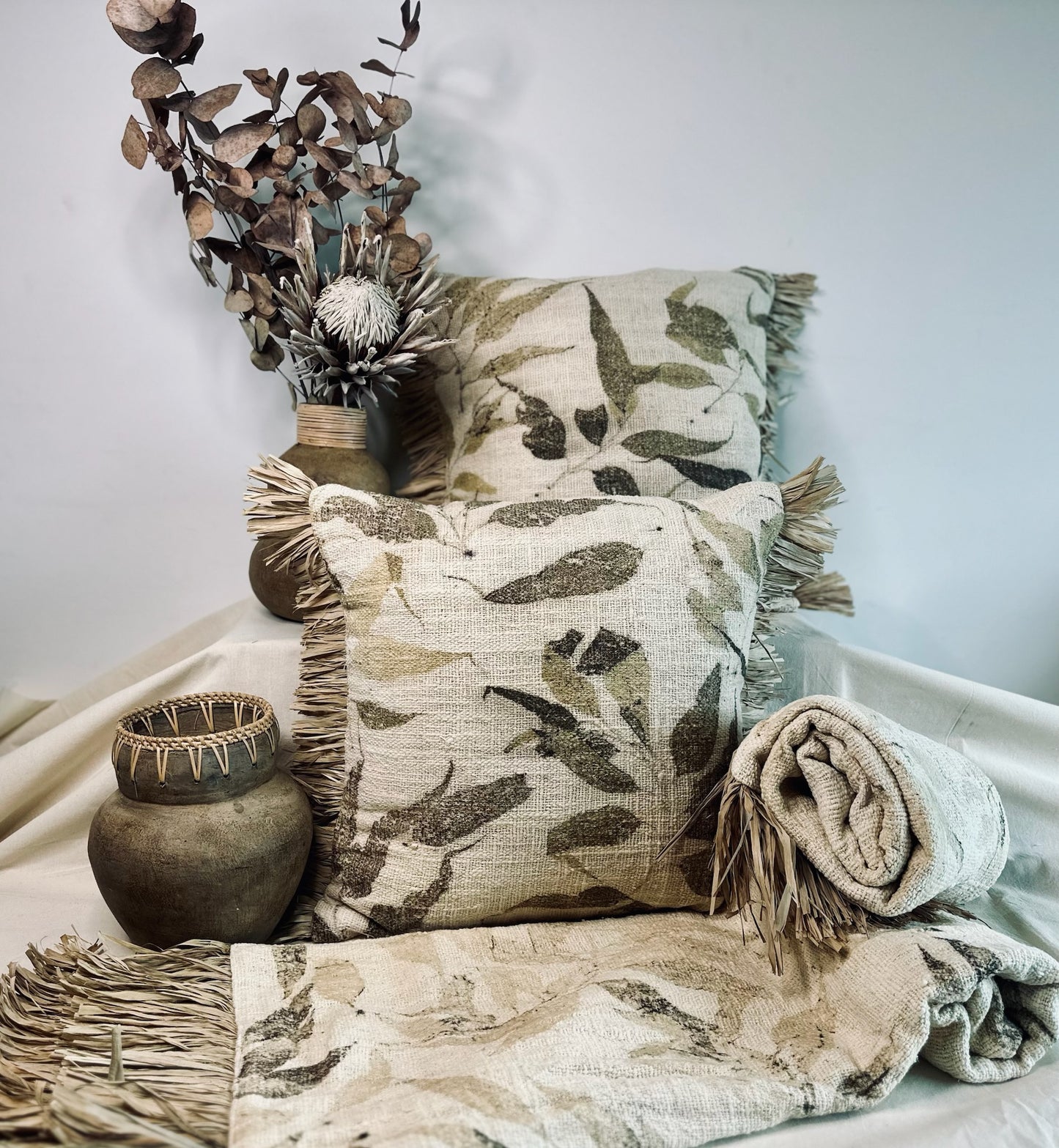 The Ubud Collection ~ Cushion’s & Bed Runner 🌱