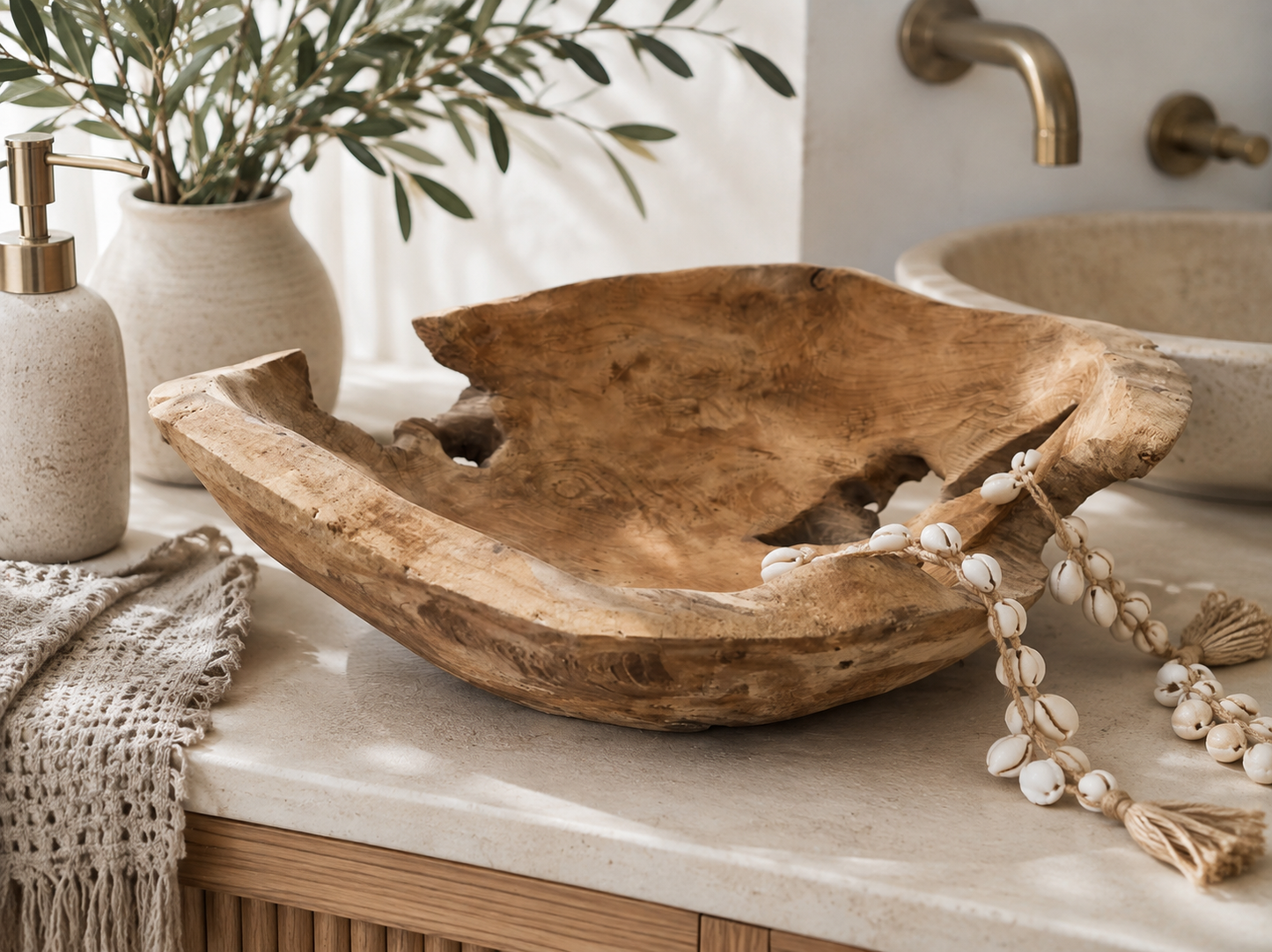 The Alami Hand-Carved Display Bowl 🌴