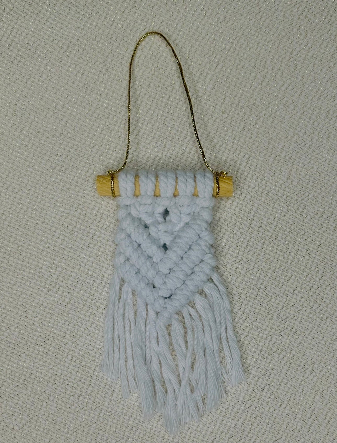 Christmas Tree Macrame Dream Catcher