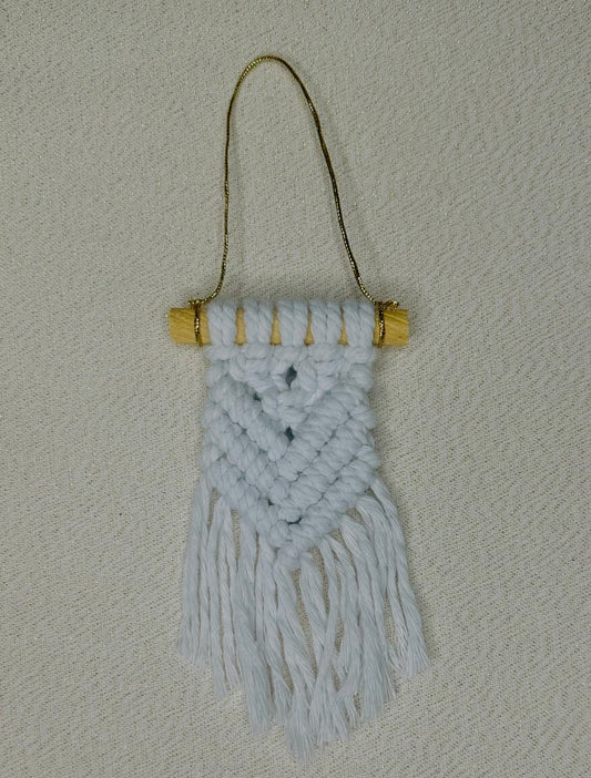 Christmas Tree Macrame Dream Catcher