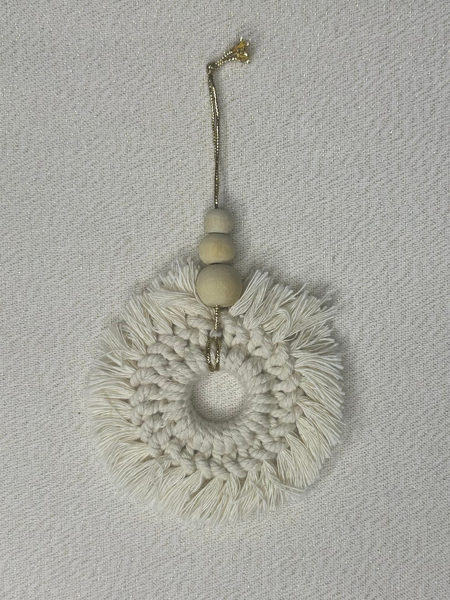 Macrame Christmas Tree Snow Flake