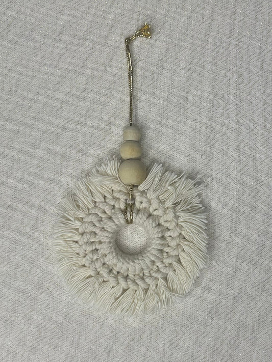 Macrame Christmas Tree Snow Flake
