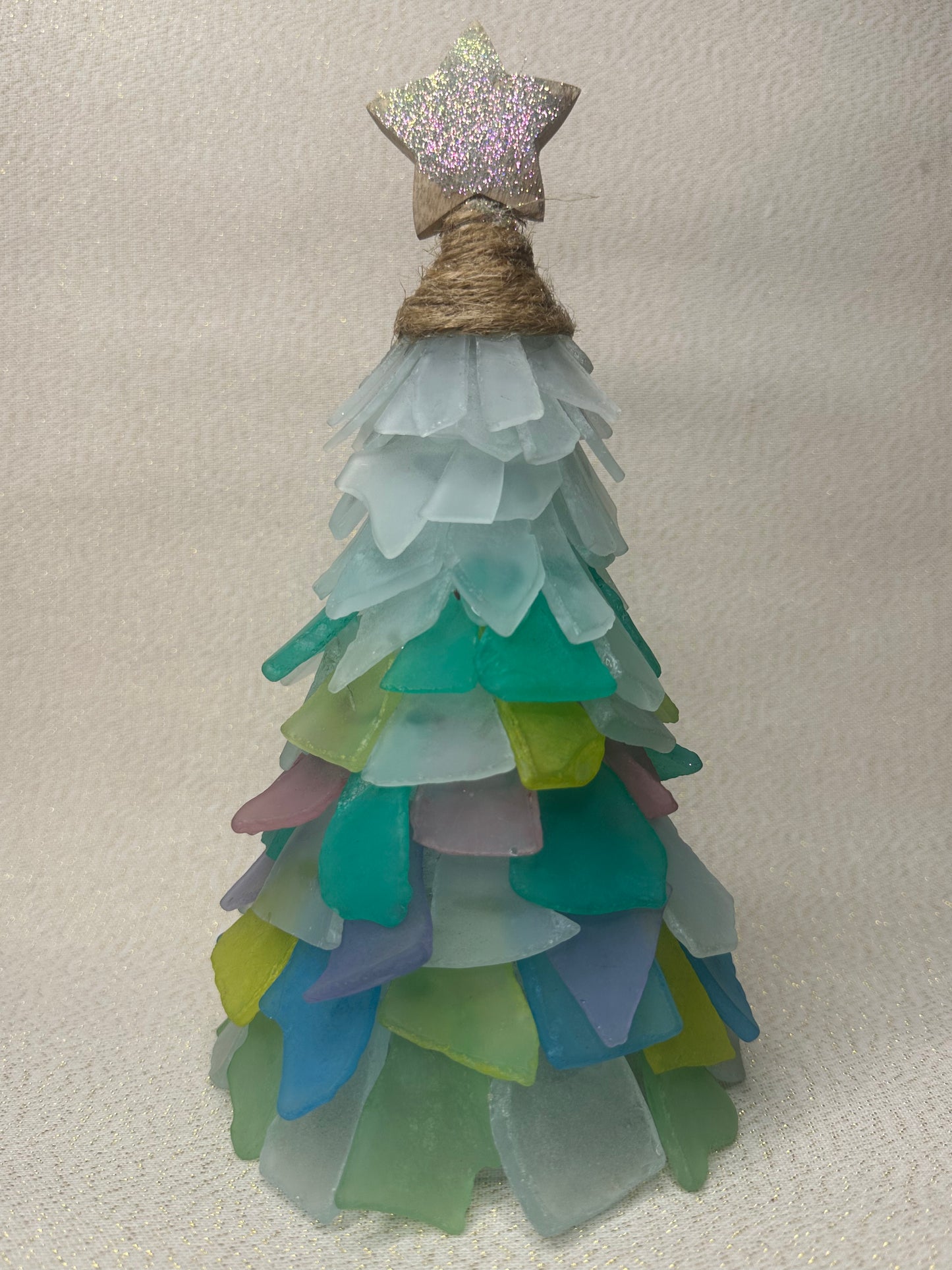 Sea-glass Christmas Trees