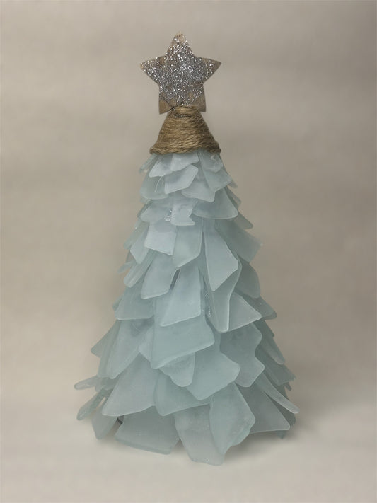 Sea-glass Christmas Trees