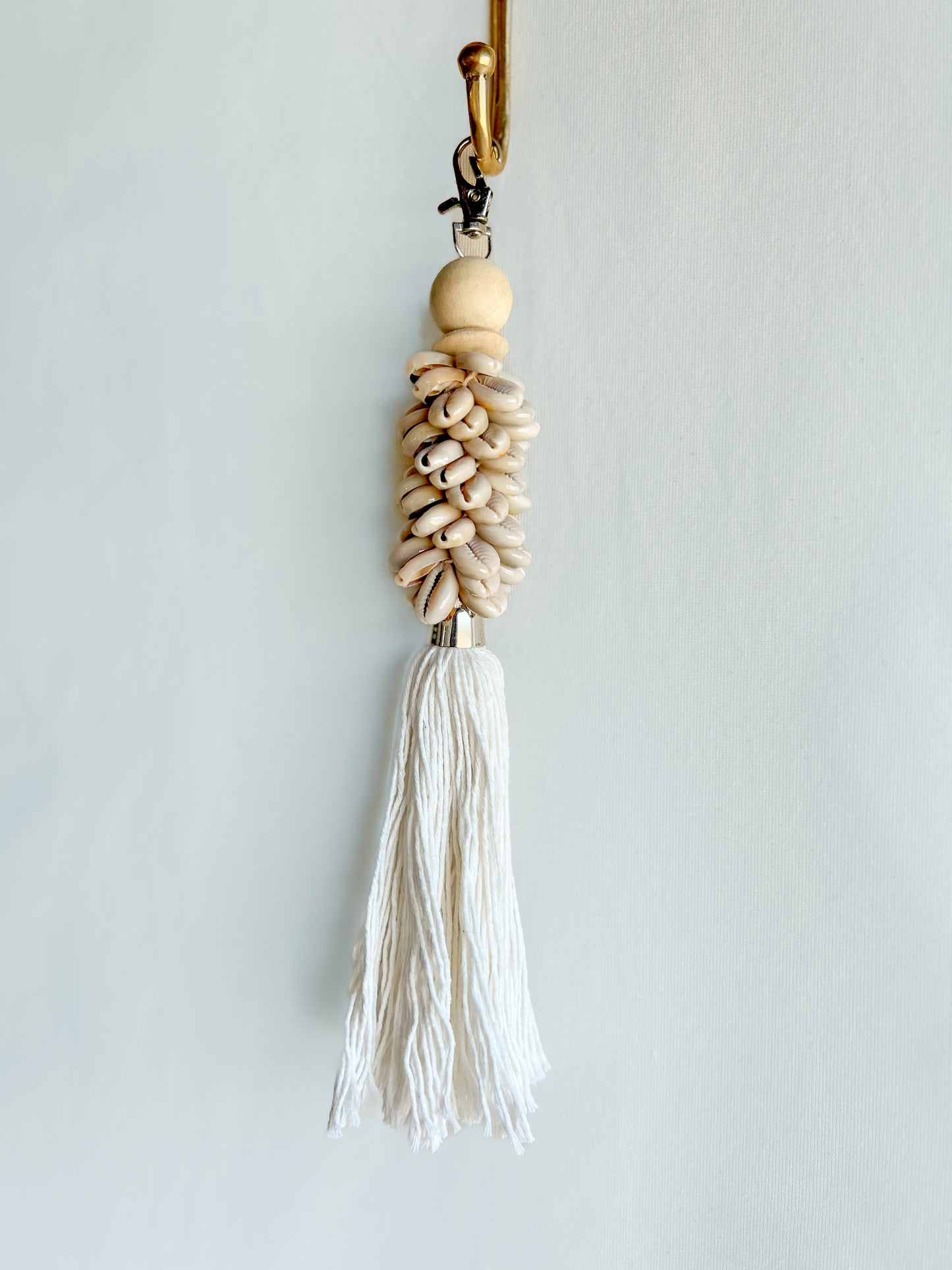 Mini Shell & Beaded Tassel