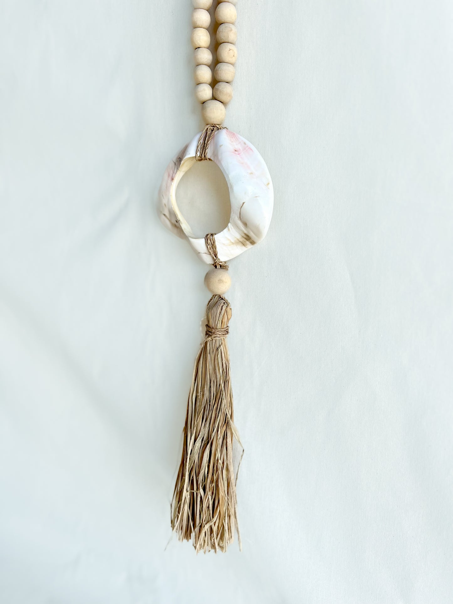 Shell & Beaded Seagrass tassel