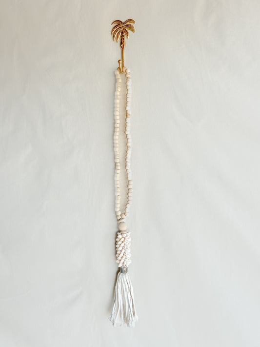 Mini Shell & Beaded Tassel